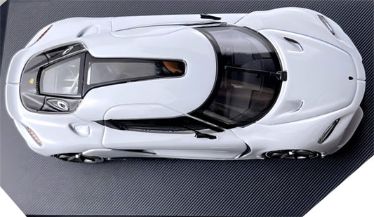 HKM Premium & BriScalemicro Koenigsegg Gemera Grey White Limited Edition 299PCS ONLY 1:64 Car Pre-built Model view2