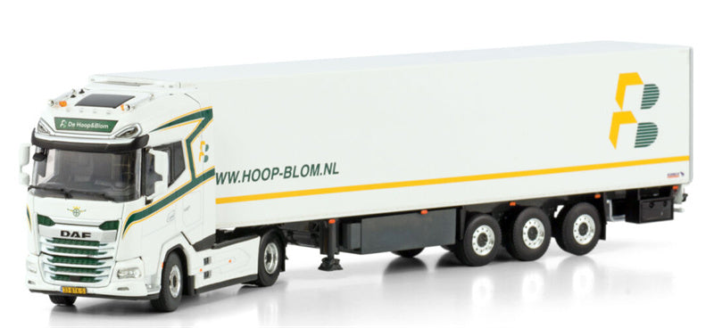 WSI DAF XG+ 4X2 REEFER TRAILER - 3 AXLE De Hoop & Blom 1:50 Truck Pre-built Model