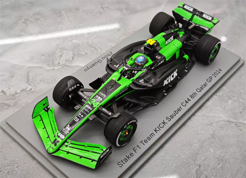1:43 Stake C44 2024 Spark Qatar GP Resin Car Model view6