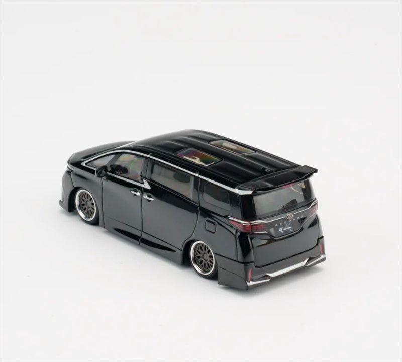 1:64 Toyota Alphard 40 KUHL Black MINIGT DIECAST Model