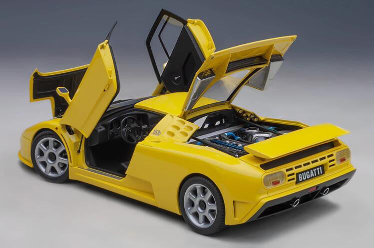 AUTOART BUGATTI EB110 SS yellow 1:18car Pre-a Model