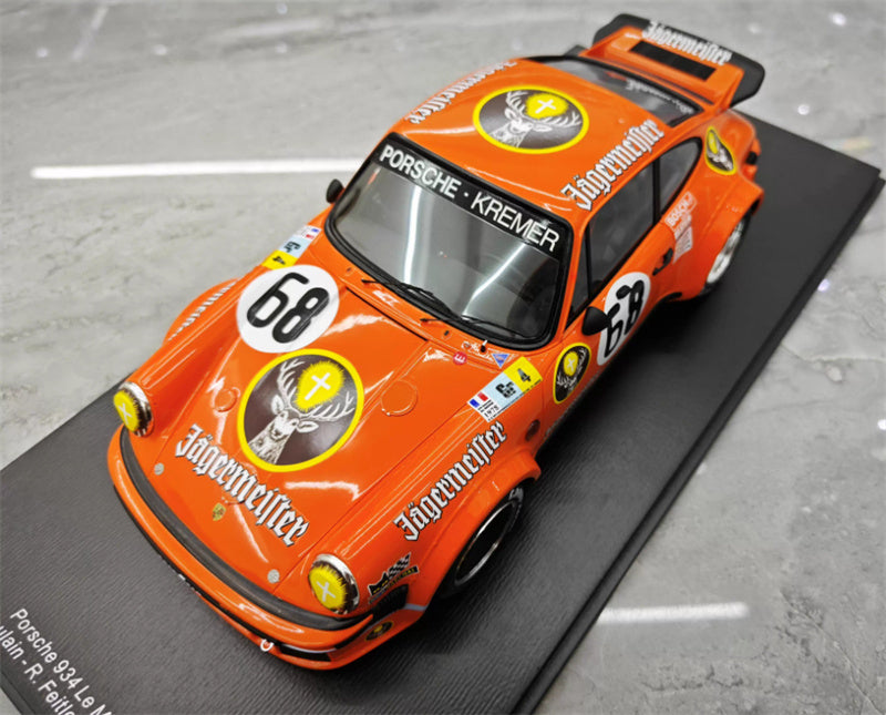 1:18 Porsche 934 1978 Spark Le Mans Resin Car Model view1