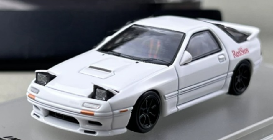1:64 Mazda RX-7 FC3S  White ATS Model   DIECAST Model