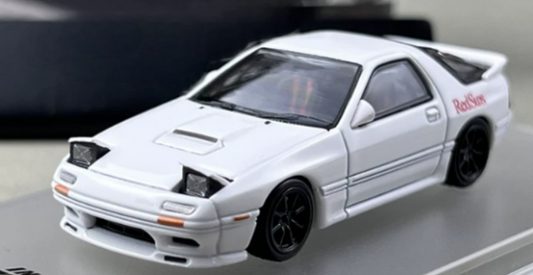 1:64 Mazda RX-7 FC3S  White ATS Model   DIECAST Model