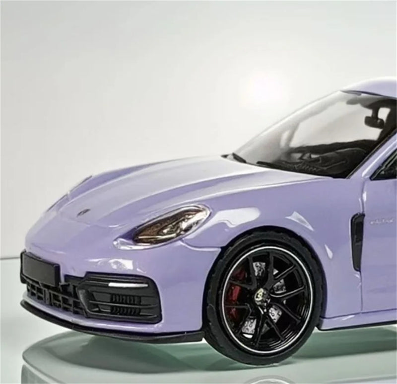 1:64 Porsche Panamera Travel version Limited Edition 599pcs ONLY  Lavender Purple Rhino Model DIECAST Model