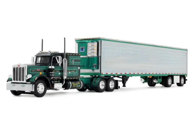 1:64 Peterbilt 359 DCP Green Diecast Model view1