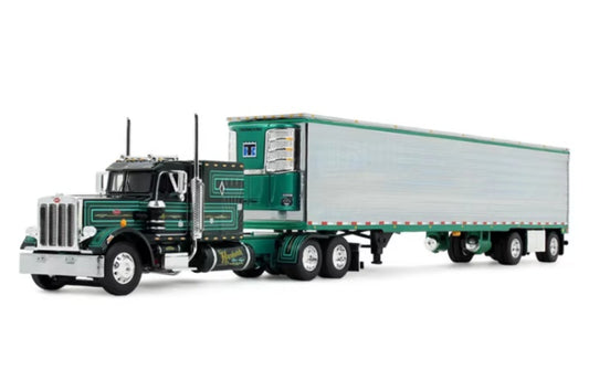 1:64 Peterbilt 359 DCP Green Diecast Model view1
