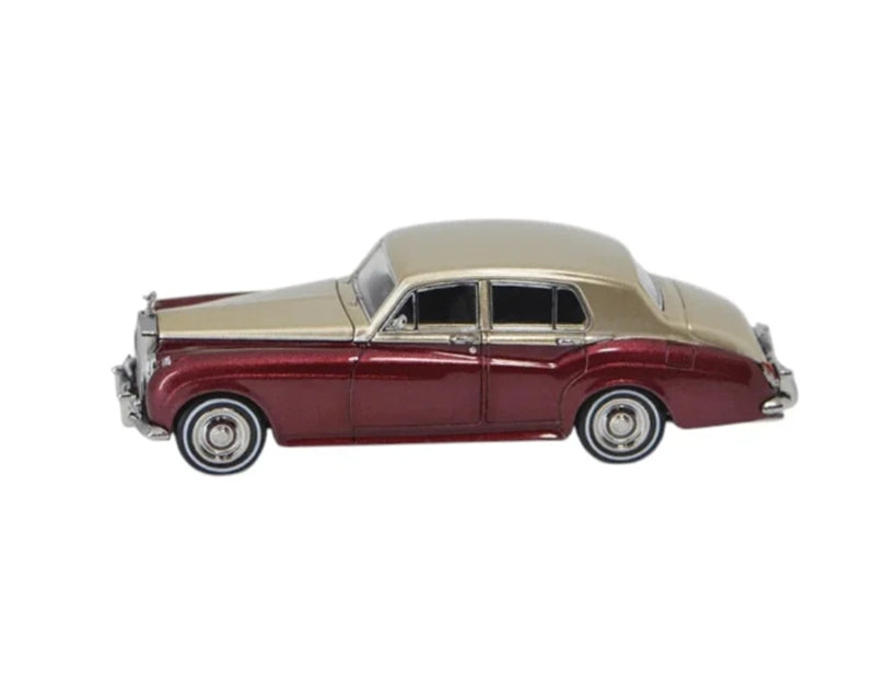 GFCC 1955 Rolls Royce Silver Cloud classic car Gold and Red Double LHD 1:64 car Pre-built Model view5