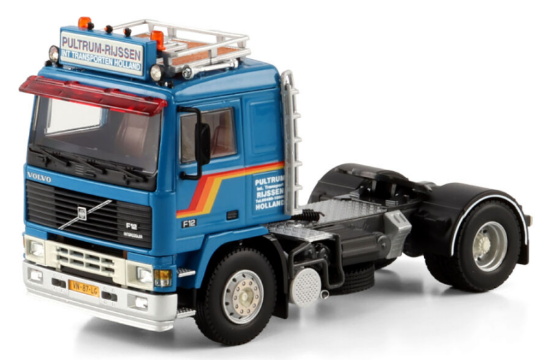 1:50 VOLVO Pultrum F12 4X2 WSI Blue Diecast Model