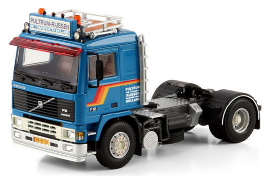 1:50 VOLVO Pultrum F12 4X2 WSI Blue Diecast Model