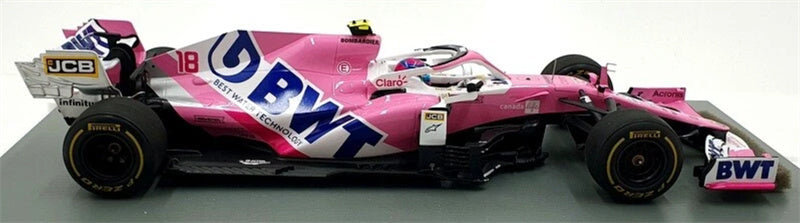 spark Sakhir GP 3rd BWT Racing Point RP20 2020 Lance JCB Claro pirelli 1:18 Car Pre-built Model view5