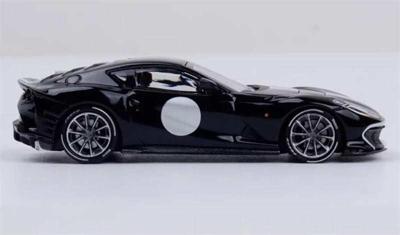 TOC Ferrari FE812C Coupe Sports NERO B/B 1:64 Car Pre-built Model