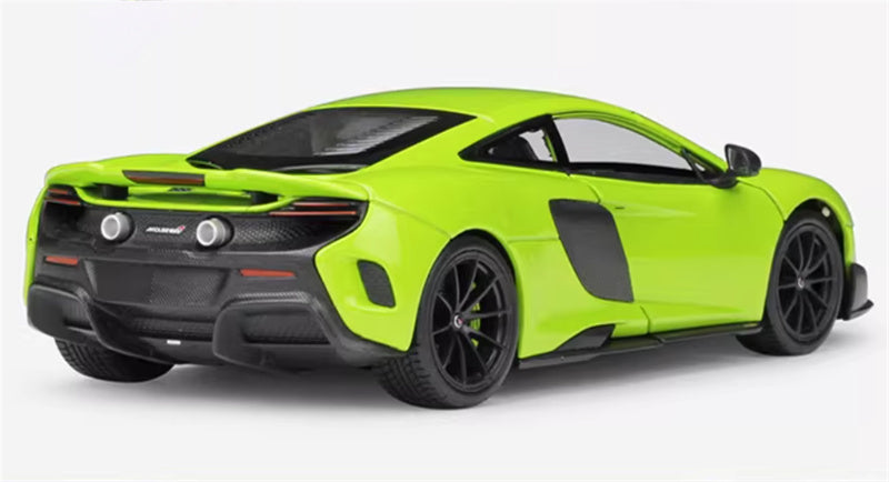 1:24 Mclaren 675LT supercar  Green  WELLY  DIECAST Car Model