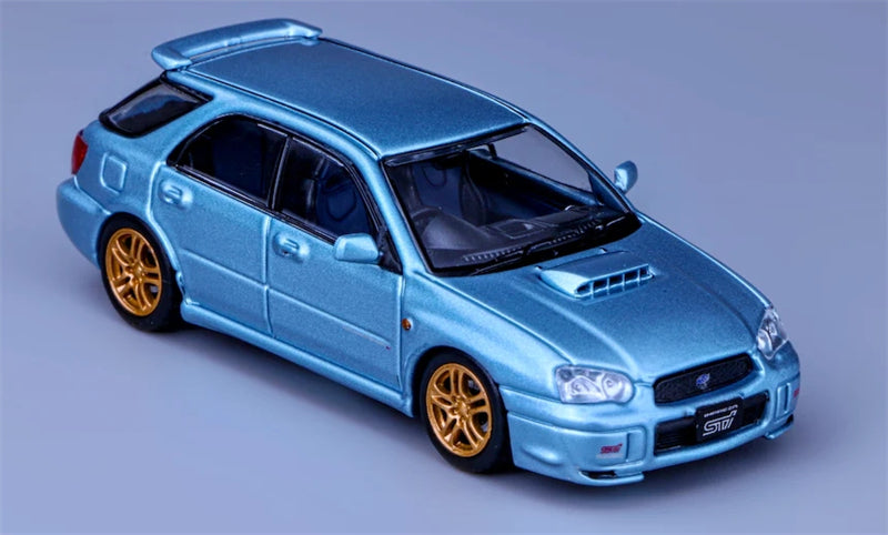 1:64 Subaru Impreza WRX STI 8th Generation Wagon  Ice Blue Furuya DIECAST Model