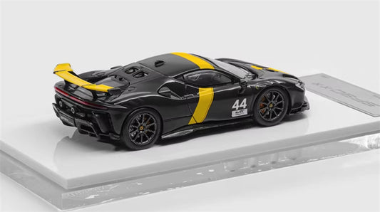 DMH Ferrari SF90 XX Spider Prancing Horse supercar Black 44 # - Hardtop Limited Edition 999PCS ONLY 1:64 Car Pre-built Airliner Model Display view2