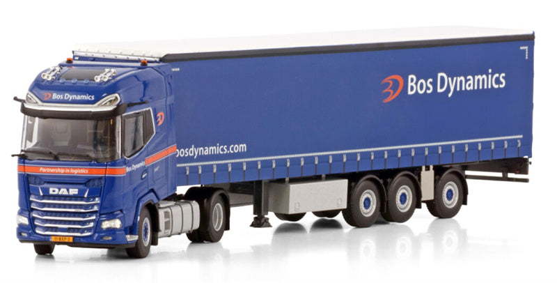 WSI DAF XG+ 4X2 TRIDEC CURTAINSIDE Bos Dynamics 1:50 Model