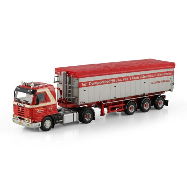 1:50 SCANIA INT. TRANSPORTBEDRIJF 3 series 4X2 TIPPER TRAILER 3 AXLE WSI   Diecast Model