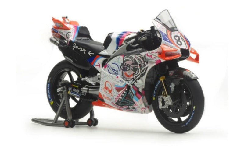 1:12 Ducati Pramac MOTO GP24 Catalonia Grand Prix 89# KiloWorks Diecast Model view5
