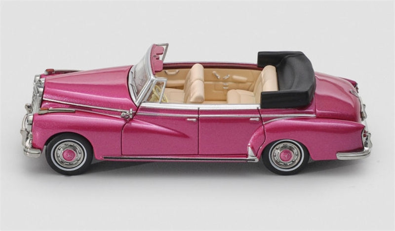Mortal Model Mercedes Benz TYP 300D Cabriolet W189 Pink Limited Edition 799PCS ONLY LHD 1:64 car Pre-built Model view4