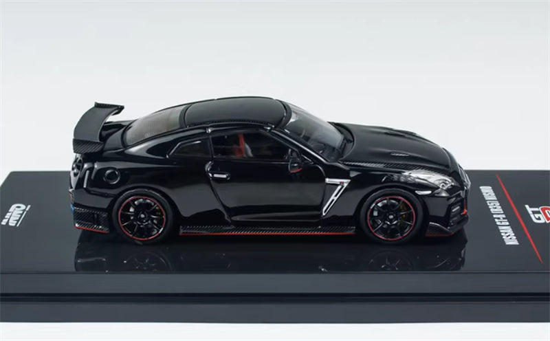 INNO64 NISSAN GT-R R35 NISMO Black 1:64 car Pre-built Model view4