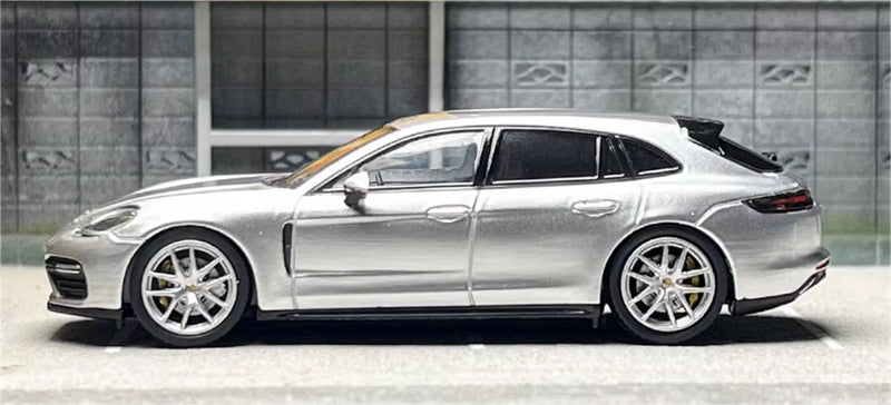 Furuya Porsche Panamera GT Silver Hunting Edition 1:64 car Pre-built Model view2