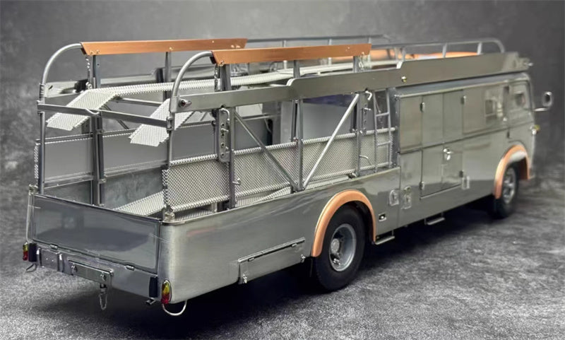 CMC Race Transporter Clear Finish Fiat 642 RN2 Bartoletti 1957 Limited Edition 500PCS ONLY 1:18 Truck Pre-built Model view8