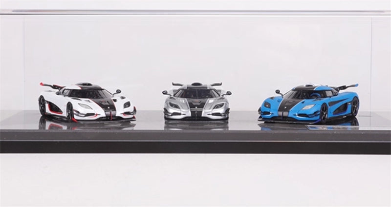 VMB Koenigsegg One 1 Tricolor Commemorative Edition Set Limited Edition 299PCS ONLY 1:64 car Pre-built Model view2
