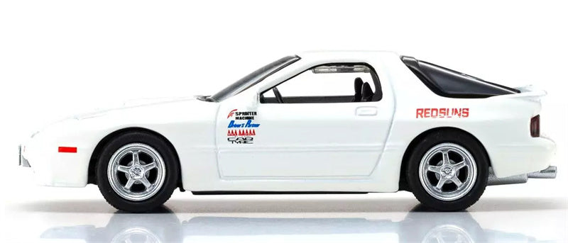 KYOSHO MAZDA SAVANNA RX-7 FC3S White 1:64 Car Pre-built Airliner Model Display view5