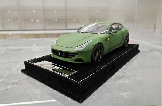 HH Model Ferrari FF Navy Green Vintage Limited Edition 1:18 Car Pre-built Model view1