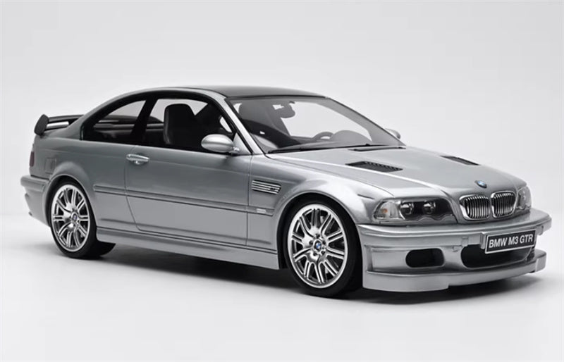 1:18 BMW E46 M3 GTR STREET 354 2001 silver  OTTO Limited Edition 2500PCS ONLY Resin Car Model