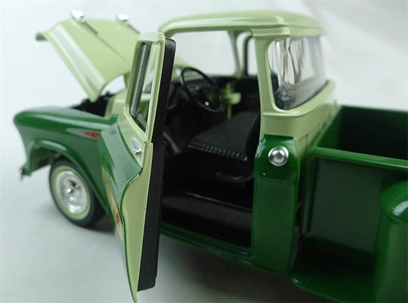 SpecCast 1957 Chevy Stepside Pickup Oliver green 1:25 Truck Pre-built Model
