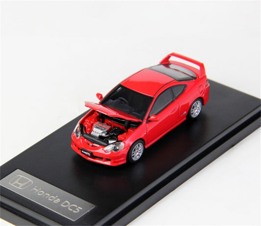 LCD-MODELS Honda Integra Type R DC5 Red 1:64 car Pre-built Model view2
