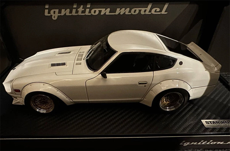 IGNITION MODEL Nissan Fairlady ZS30 STAR ROAD white 1:18 Car Pre-built Model view6