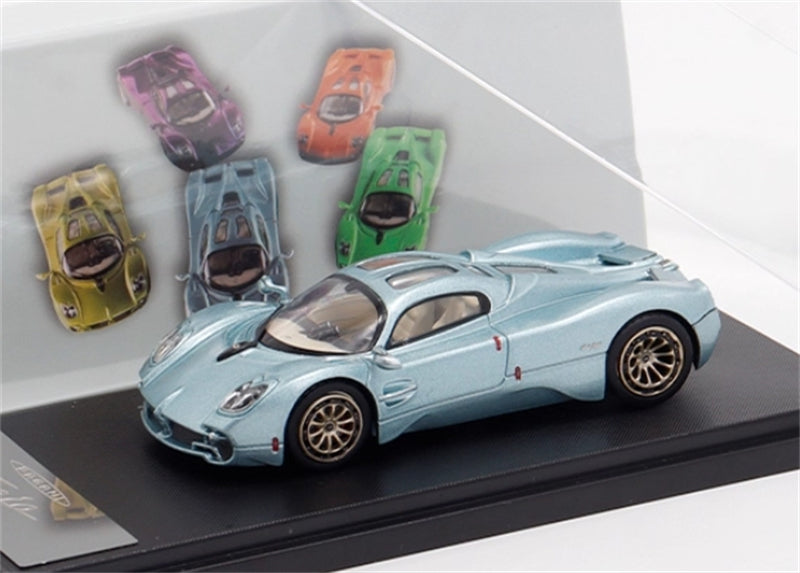 RHINO MODEL Pagani Utopia Ice Blue Supercar 1:64 car Pre-built Model view7