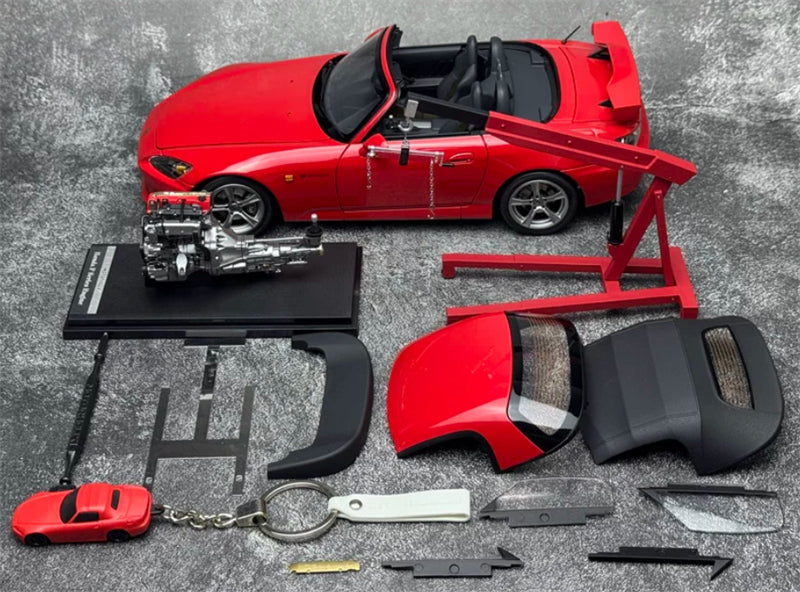 1:18 Honda S2000 TYPE S 2007 NEW FORMULA RED MOTORHELIX Limited Edition 499PCS ONLY DIECAST Model