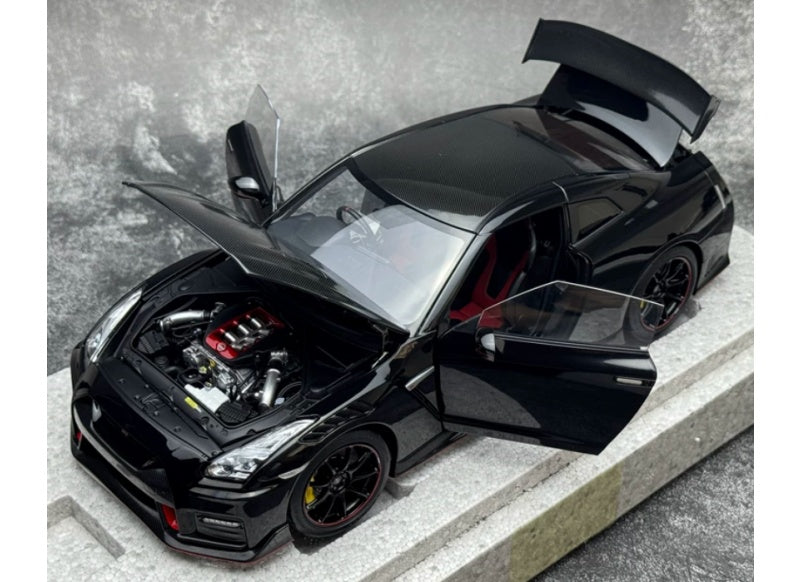 1:18 Nissan GT-R NISMO R35 2022 Meteor Flake Black Pearl MOTORHELIX Special Edition Limited Edition 299PCS ONLY DIECAST Model