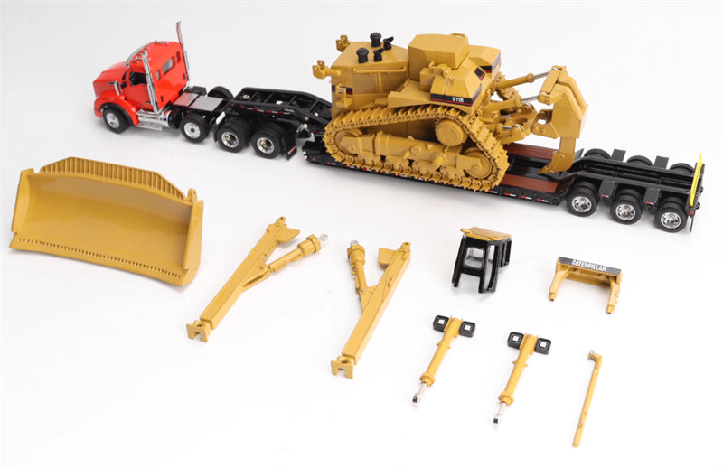 1:50 Kenworth Trail King CAT T880 TK120HDG D11R DM DIECAST Model