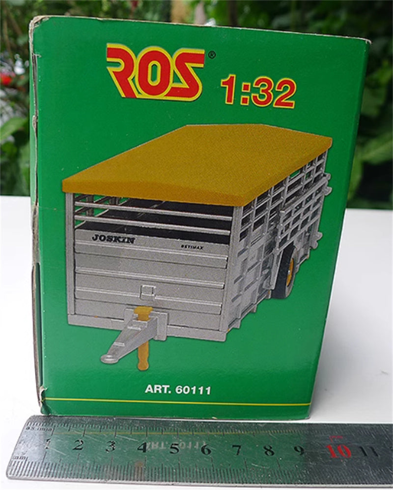 ROS Joskin Carro porta animali tractor trailer silver 1:32 Truck Accessories Pre-built Model