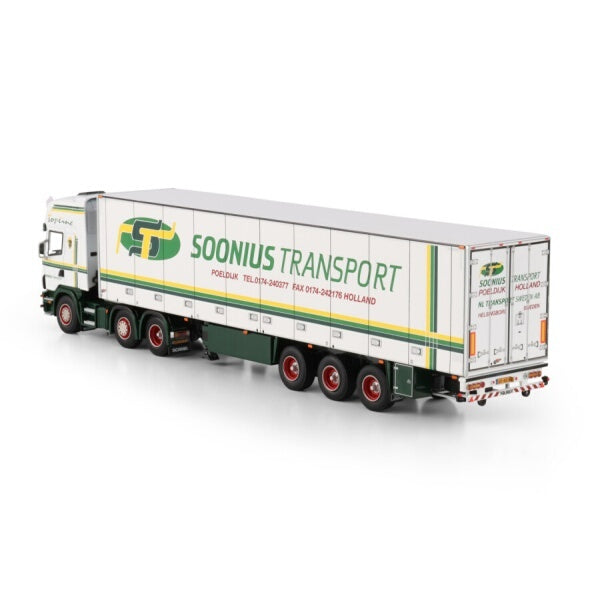 1:50 SCANIA SOONIUS 4 series 6X2 REEFER TRAILER 3 AXLE WSI   Diecast Model