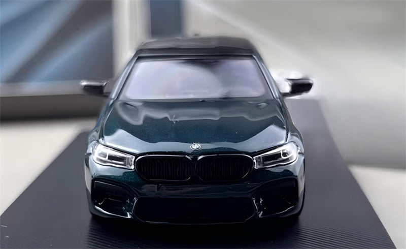1:64 BMW M5 F90 Isle of Man green MJ Model Limited Edition 999PCS ONLY DIECAST Civil Car Model