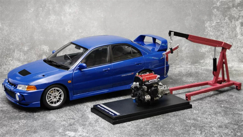 1:18 Mitsubishi Lancer Evolution IV  ice blue MOTORHELIX Limited Edition 499PCS ONLY DIECAST Model