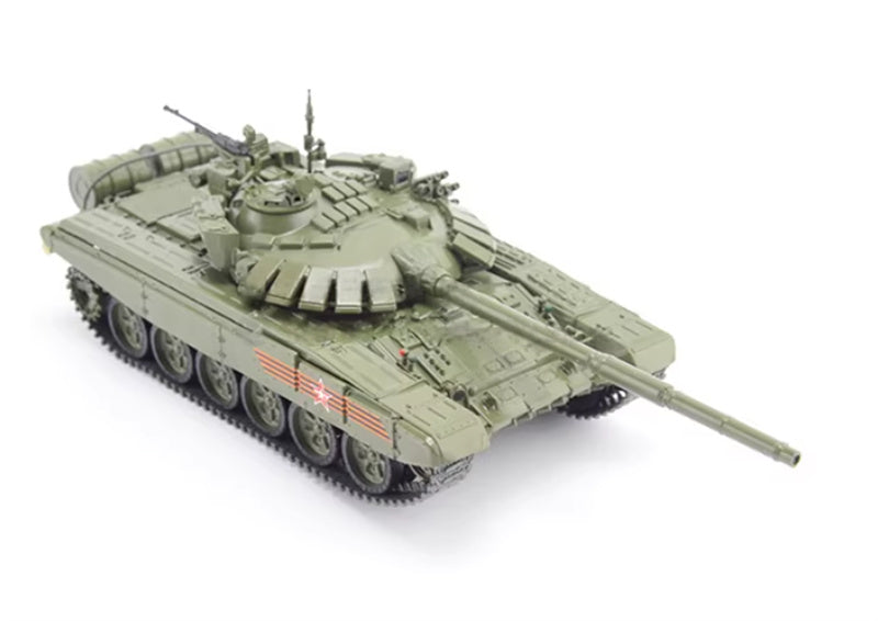 Modimio Russian T-72B3 main battle tank winter double champion army green 1:43 Tank Pre-built Airliner Model Display view5