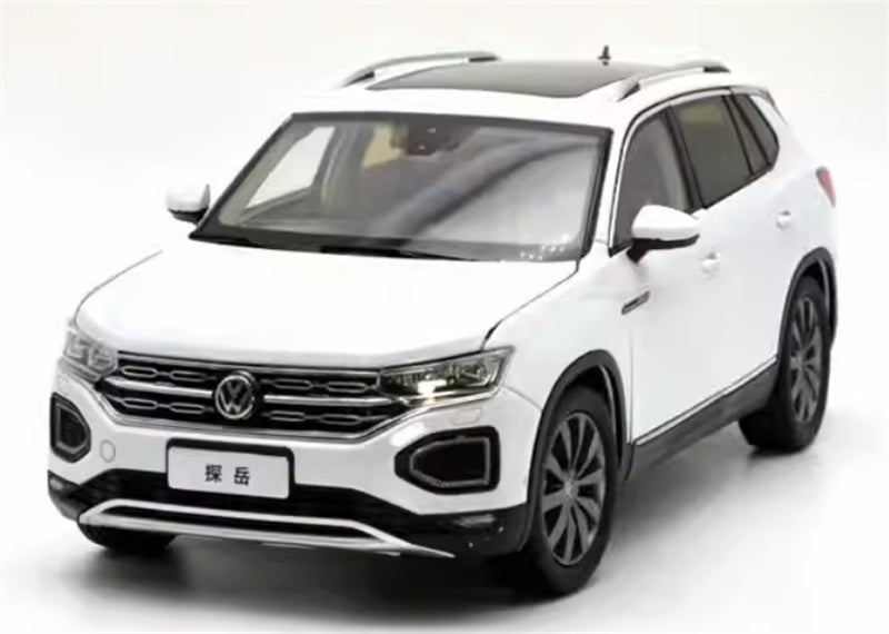 FAW Volkswagen VW TAYRON SUV white 1:18 Car Pre-built Model view1