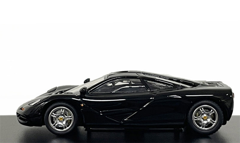 LCD-MODELS Mclaren F1 Super Car Midnight Black 1:64 car Pre-built Model view6