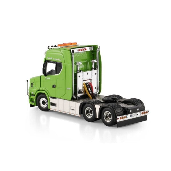1:50 SCANIA BRING 6X2 VLASTUIN WSI  Green DIECAST Model