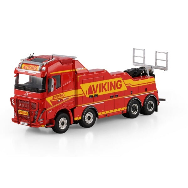 1:50 VOLVO VIKING SVERIGE FH5 FALKOM 8X4 WSI  Red Diecast Model