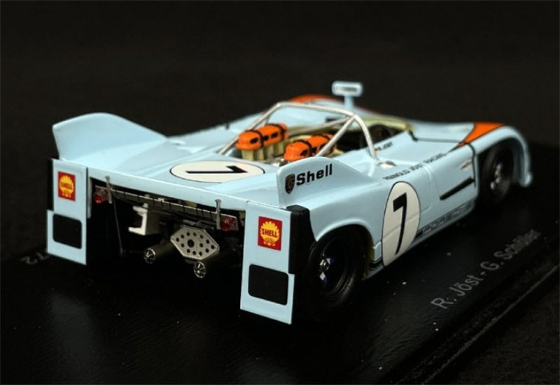 spark Porsche 908/03 2nd Monza 1000km 1972 #7 gulf 1:43 Car Pre-built Model view2