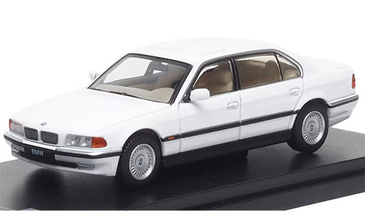 Almost Real BMW 750iL E38 White 1:64 Car Pre-built Airliner Model Display view1