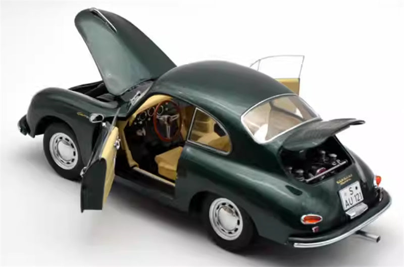 Schuco Porsche 356 A Carrera Coupe Green hardtop Limited Edition 1000PCS ONLY 1:18 Car Pre-built Model view7