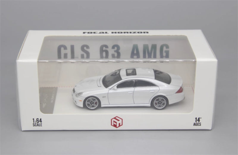 Focal Horizon Mercedes BENZ CLS63 AMG first generation C219 white Limited Edition 999PCS ONLY 1:64 Car Pre-built Model view8